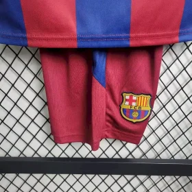 Retro Barcelona 2010/11 Home Kids Kit - Image 4