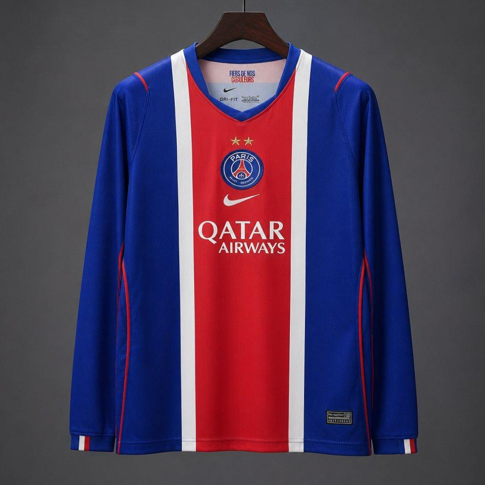 1753dbda95713a0c2b2efce0 PSG Mens Paris Saint-Germain 2026/27 Home Long Sleeve Jersey - Image 1
