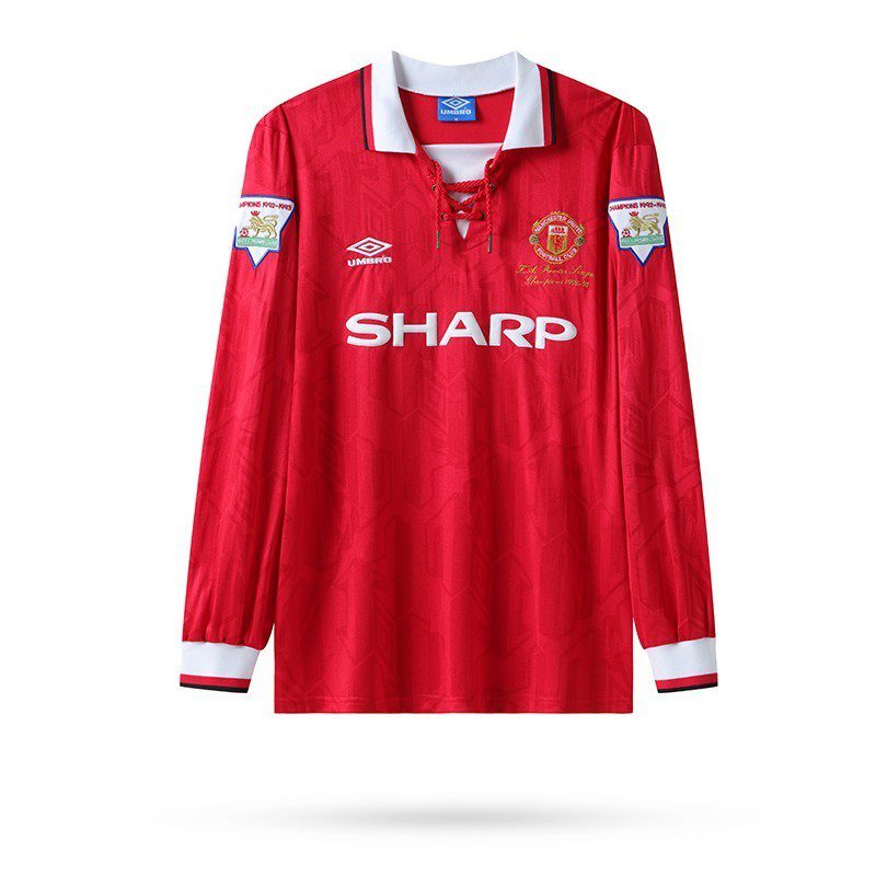 2023050805115856.jpg Retro Manchester United 1992/94 Home Champion Long Sleeve Jersey - Image 1
