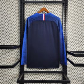 Retro France 2018/19 Home Long Sleeve Jersey - Image 7