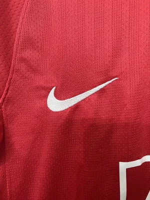 Retro Manchester United 2007/08 Home UCL Long Sleeve Jersey - Image 6