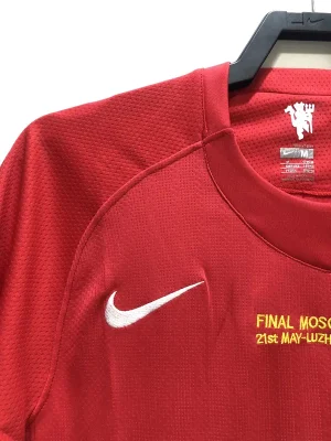 Retro Manchester United 2007/08 Home UCL Jersey - Image 5