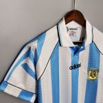 Retro Argentina 1996 Home Jersey - Image 6