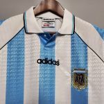 Retro Argentina 1996 Home Jersey - Image 2