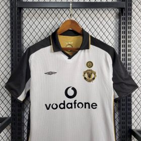 Retro Manchester United 2001/02 Centenary Reversible Away And Third Jersey - Image 8