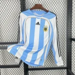 Retro Argentina 2006/07 Home Long Sleeve Jersey
