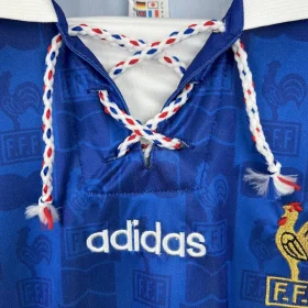 Retro France 1996 Home Jersey - Image 11