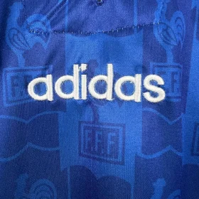 Retro France 1996 Home Jersey - Image 10