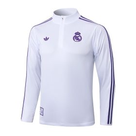 Mens Real Madrid 2025/26 Half-Zip Sweater+Pant 815 - Image 3