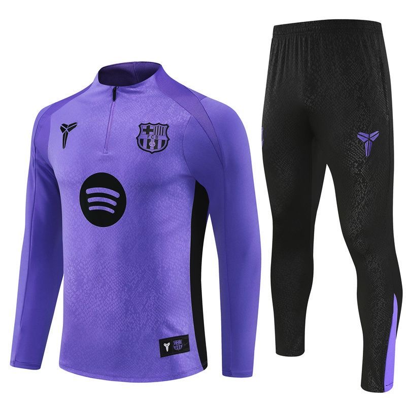 2025100212335028.jpg Mens Barcelona 2025/26 Half-Zip Sweater+Pant 411 - Image 1
