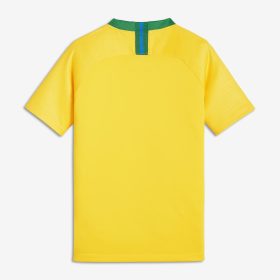 Retro Mens Brazil 2018/19 World Cup Home Jersey - Image 3