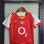 Retro Arsenal 2004/05 Home Kids Kit - Image 2