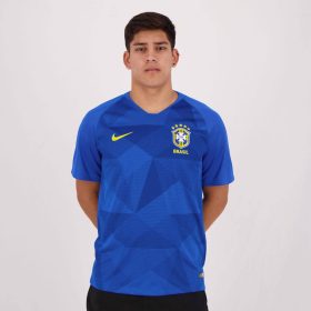 Retro Mens Brazil 2018/19 World Cup Away Jersey - Image 2