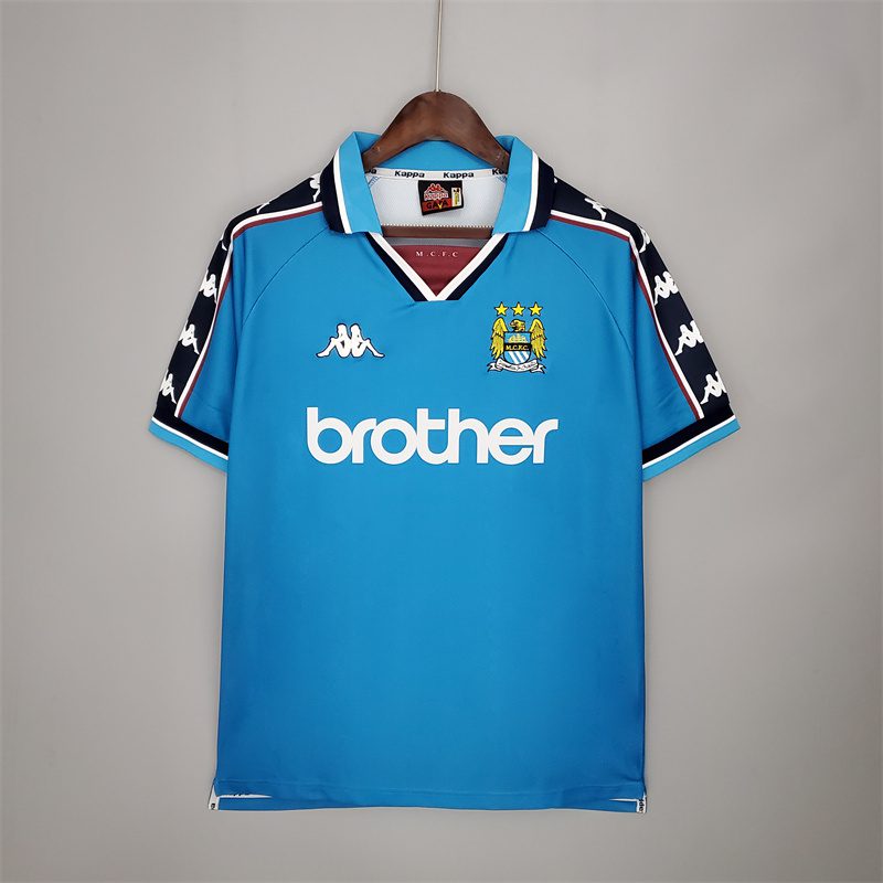Manchester-City-199799-home-Retro-Jersey-52497.jpg Retro Manchester City 1997/99 Home Jersey - Image 1
