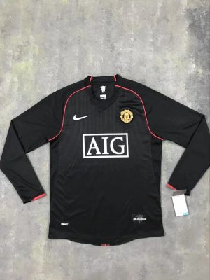 Retro Manchester United 2007/08 Third Long Sleeve Jersey - Image 4