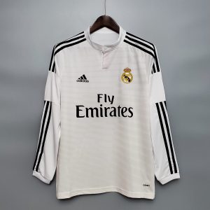Retro Real Madrid 2014/15 Home Long Sleeve Jersey