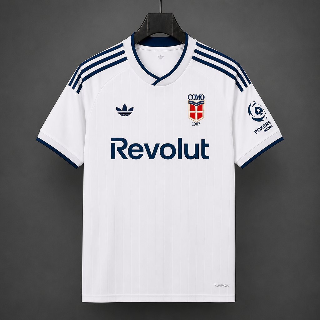 e5a46b94c7c98af4ae6f7dd1 Mens Como 1907 2026/27 Away Jersey - Image 1