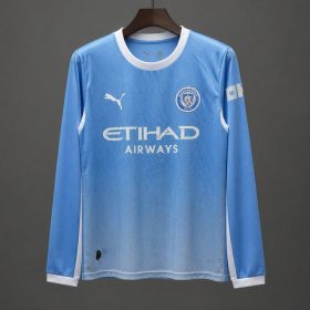 Manchester City 2026/27 Home Long Sleeve Mens Jersey