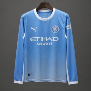 Manchester City 2026/27 Home Long Sleeve Mens Jersey