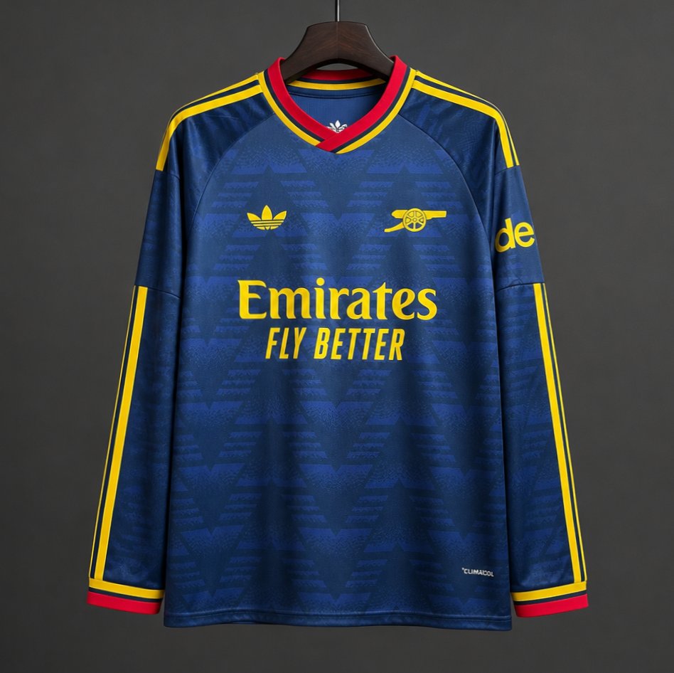 41c69106238550480e181b96 Mens Arsenal 2026/27 Away Long Sleeve Jersey - Image 1