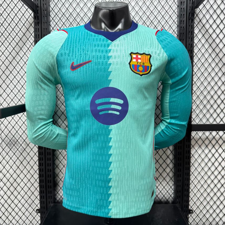 4c0fd5cb Mens Barcelona 2026/27 third Long Sleeve Jersey Player Version - Image 1
