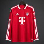Mens Bayern Munich 2026/27 home Long Sleeve Jersey