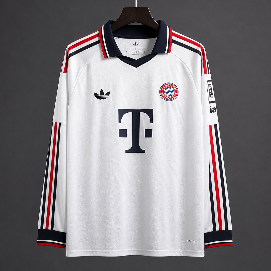 c65f924711b7a30060c18d8e Mens Bayern Munich 2026/27 Away Long Sleeve Jersey - Image 1